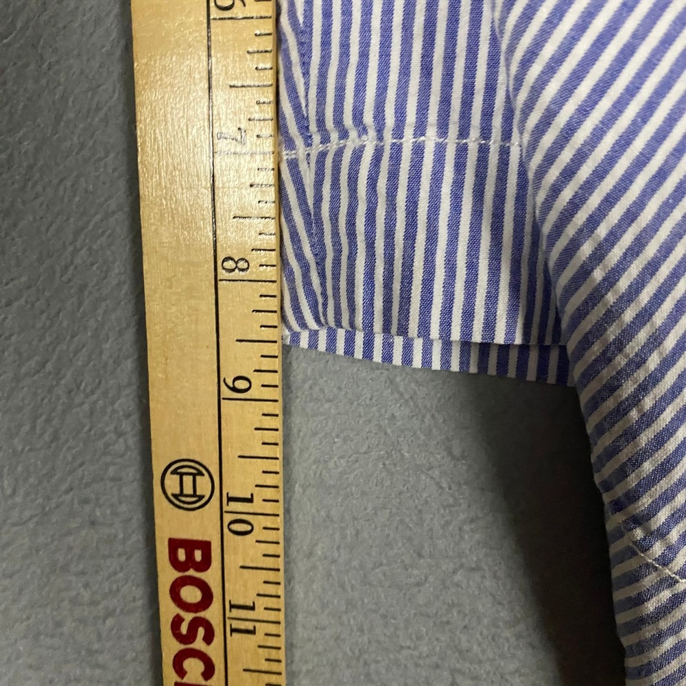 Polo Ralph Lauren Mens 36 Stretch Classic Fit Pinstripe Shorts Blue White Stripe - Picture 6 of 8